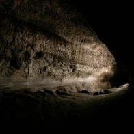 Ape Caves by Flashlight