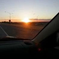 Sunset on the Freeway